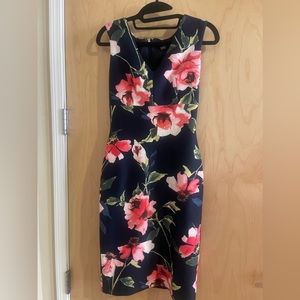 Navy and floral Tommy Hilfiger dress